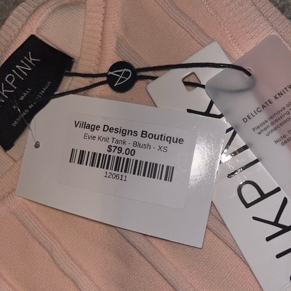 Mink pink evil knit tank NWT - Picture 5 of 5